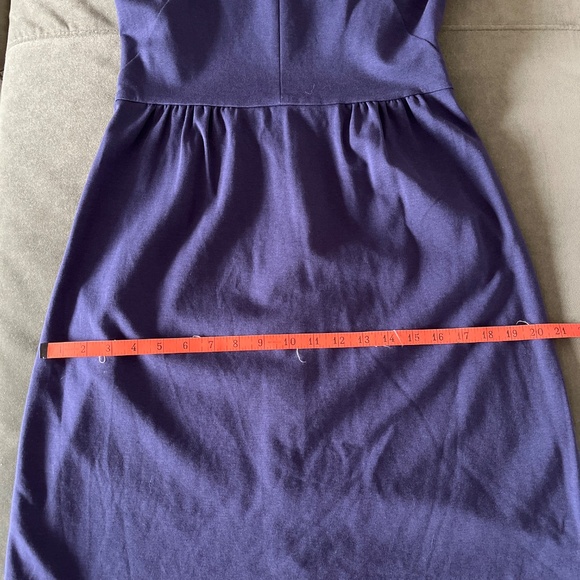 NWOT Boden Sarah navy blue ponte vneck  shift dress S-M - Picture 7 of 11
